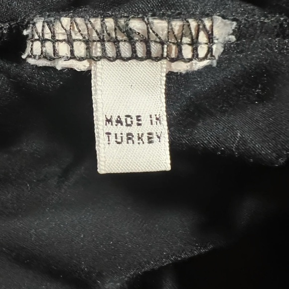 EMPORIO ARMANI T-Shirt Womens Size 38 /US 4 Black Dance Academy Invite Graphic - Picture 3 of 6